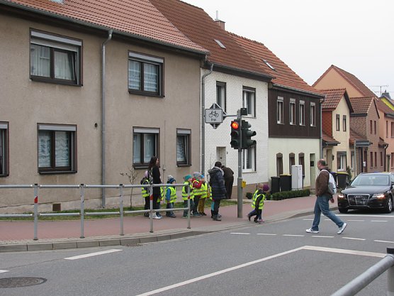 Verkehrssicherheitstag in der Kita (Foto: Bernd M&uuml;ller)