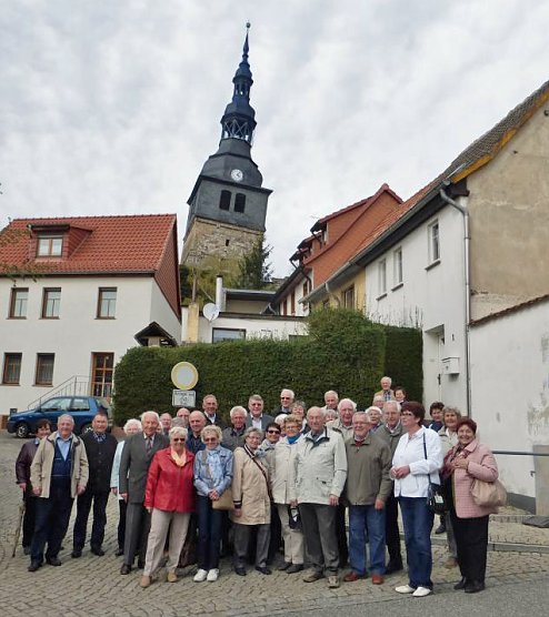 Auch am Schiefen zu Besuch (Foto: Landratsamt Kyffhäuserkreis) Auch am Schiefen zu Besuch (Foto: Landratsamt Kyffhäuserkreis)