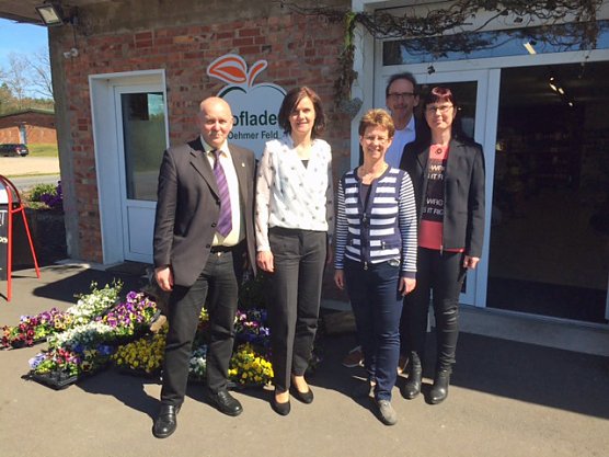 Stammsitz besucht (Foto: Landratsamt Kyffh&auml;userkreis)
