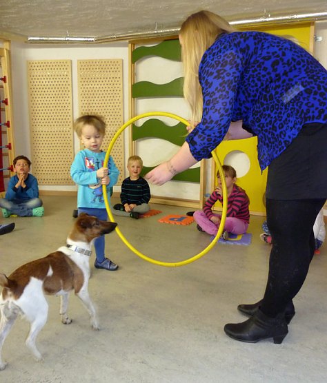 Hunde in der Kindervilla (Foto: Kindervilla Bad Frankenhausen)