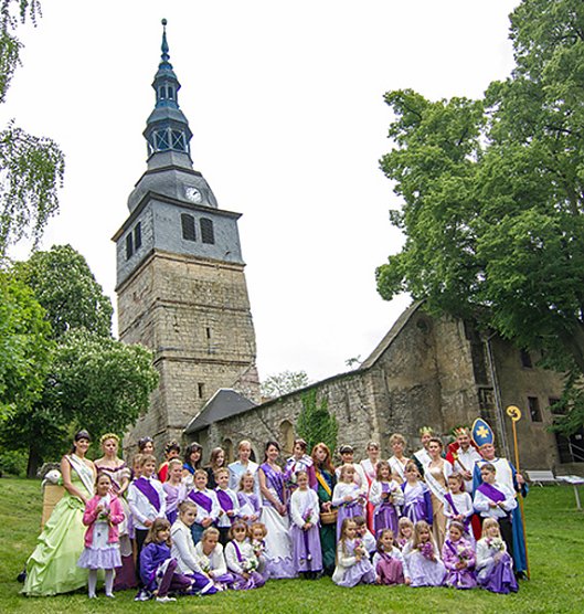 Auch am Schiefen Turm von Bad Frankenhausen (Foto: Stadtmarketing Bad Frankenhausen) Auch am Schiefen Turm von Bad Frankenhausen (Foto: Stadtmarketing Bad Frankenhausen)