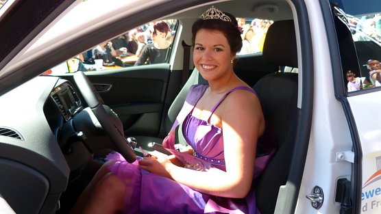 Auto f&uuml;r die Fliederk&ouml;nigin (Foto: Privat)