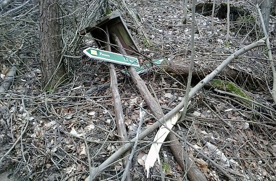 Wegewart besser erreichbar (Foto: Karl-Heinz Herrmann)