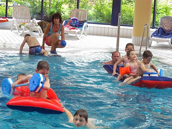 Gro&szlig;e Kindertagsparty in der Kyffh&auml;user-Therme (Foto: Stadtmarketing Bad Frankenhausen)