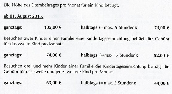 Beschluss &uuml;ber Geb&uuml;hrenerh&ouml;hung bei Kitas (Foto: Stadt Sondershausen)