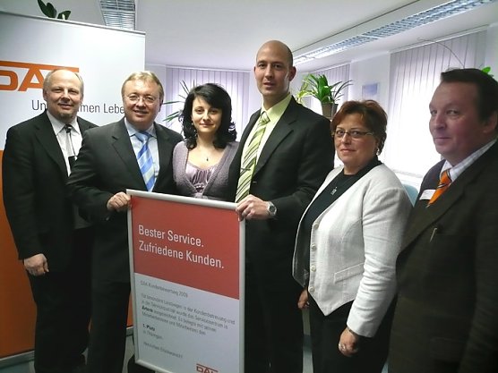 Auszeichnung DAK Gesch&auml;ftsstelle Artern (Foto: DAK Artern)