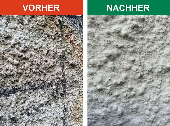 Vorher - nachher (Foto: wall-systems.com)