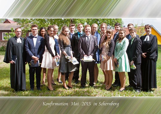 Konfirmation in Schernberg (Foto:  "City-Foto � Kathy Franke")