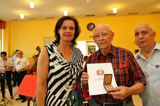 Ehrung f&uuml;r 60 Jahre (Foto: G&uuml;nter Herting)