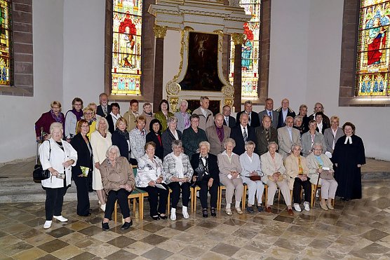 Treffen der Konfirmandenjubilare (Foto: G&ouml;rtz-M&auml;der)