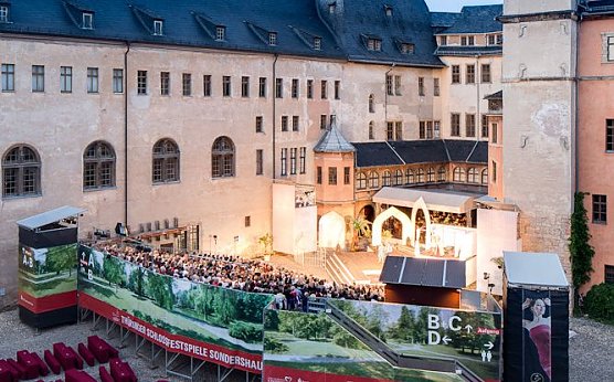 Blick in den Schlosshof (Foto: Tino Sieland)
