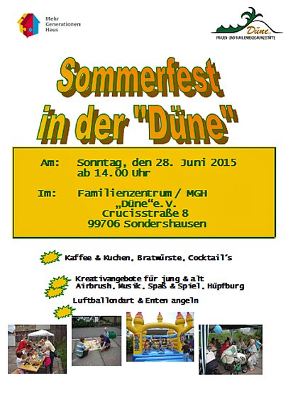 Sommerfest bei der "D&uuml;ne" (Foto: Privat)