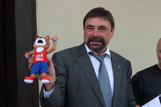 Staffelstab zum Th&uuml;ringentag unterwegs (Foto: Karl-Heinz Herrmann)