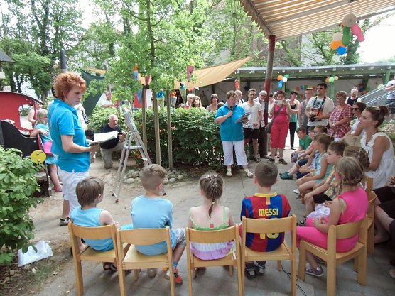 13 Vorschulkinder sagen Auf Wiedersehen (Foto: Kindervilla Bad Frankenhausen)