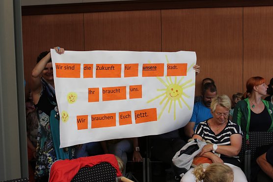 Zentrales Thema Borntalhalle (Foto: Karl-Heinz Herrmann)