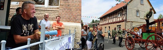 Wasserschlacht in Niederspier (Foto: Karl-Heinz Herrmann)