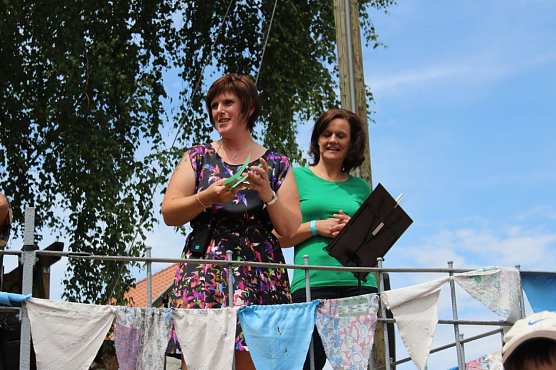 Wasserschlacht in Niederspier (Foto: Karl-Heinz Herrmann)