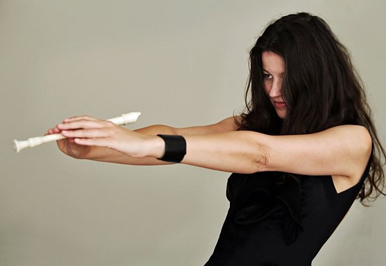 Blockfl&ouml;te mit Dorothee Oberlinger (Foto: Th&uuml;ringer Landesmusikakademie Sondershausen)