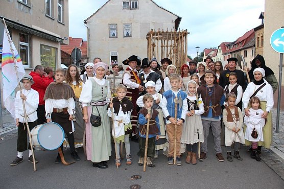 Bauernheer wurde nass gemacht (Foto: Karl-Heinz Herrmann)
