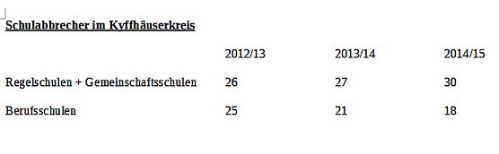 Schulabbrecher in der Diskussion (Foto: Landratsamt Kyffhäuserkreis) Schulabbrecher in der Diskussion (Foto: Landratsamt Kyffhäuserkreis)