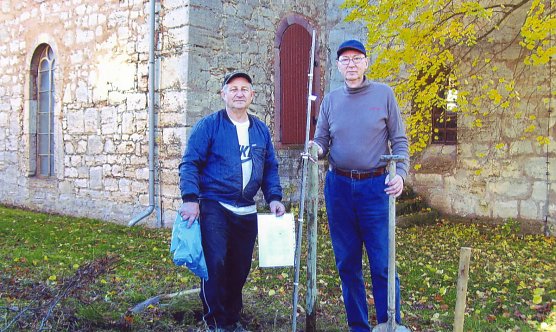 Selten gewordene Obstsorten gepflanzt (Foto: Hannlore Kutscha)