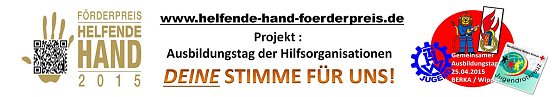 Helfende Hand (Foto: Jrk Kyffhäuserkreis) Helfende Hand (Foto: Jrk Kyffhäuserkreis)