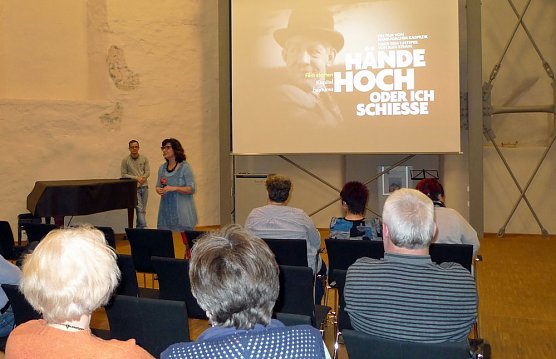 Rolf Herricht in der Cruciskirche (Foto: Edith Baars)