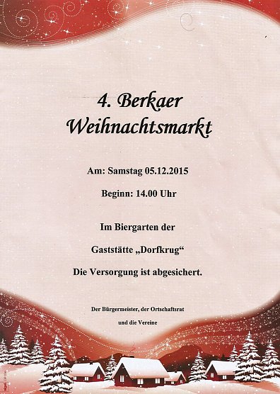 Weihnachtsm&auml;rkte Kindervilla und Berka (Foto: Privat)