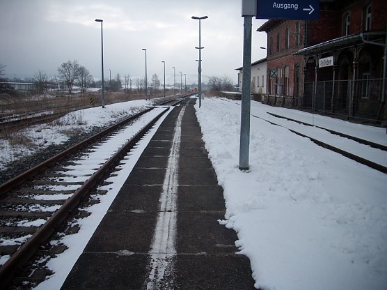 Mit der Bahn zur Wintersonenwende (Foto: IG Unxtrutbahn)