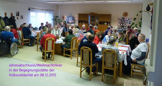 Jahresabschluss unter dem Weihnachtsbaum (Foto: Wolf-J&uuml;rgen Tr&auml;ger)