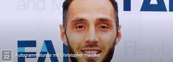 Autogrammstunde mit Christopher Handke (Foto: Spowa P&ouml;tzsch)