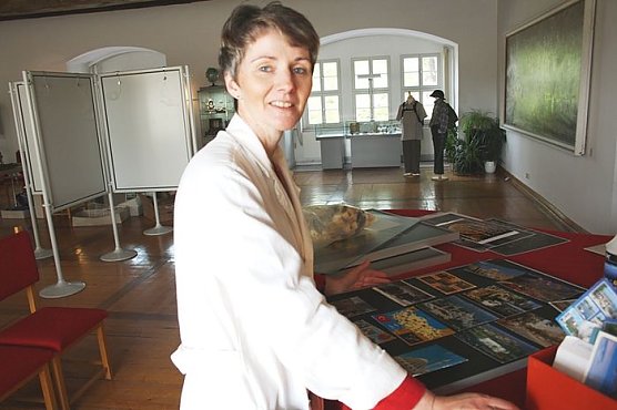 Ausstellung wird vorbereitet (Foto: Schmidt)