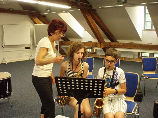 Musik - Deutsch-polnisches Sommercamp (Foto: Th&uuml;ringer Landesmusikakademie Sondershausen)