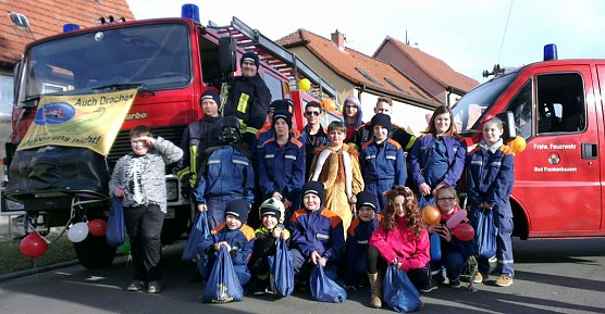 Jugendfeuerwehr Bad Frankenhausen sagt DANKE! (Foto: Stadt Bad Frankenhausen)