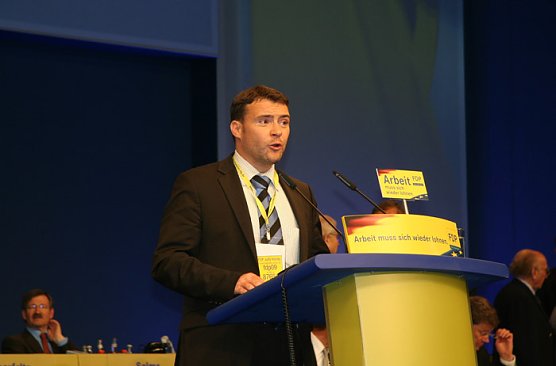 Kurth beim Parteitag (Foto: FDP)