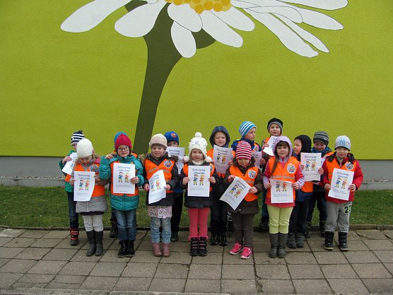 Verkehrssicherheitstag in der Kita G&auml;nsebl&uuml;mchen (Foto: Bernd M&uuml;ller)