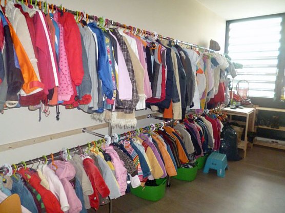 Auf zur Kindersachentauschb&ouml;rse (Foto: Privat)