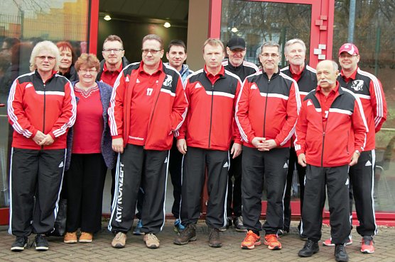 Spielbeginn zur Thüringenmeisterschaft im Bosseln (Foto: Privat) Spielbeginn zur Thüringenmeisterschaft im Bosseln (Foto: Privat)