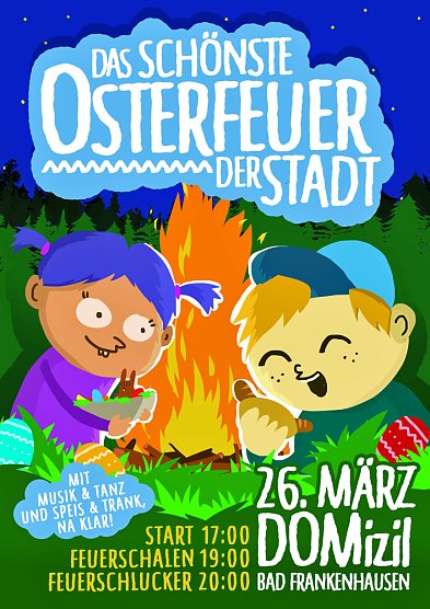 Osterfeuer am Domizil (Foto: Domizil) Osterfeuer am Domizil (Foto: Domizil)