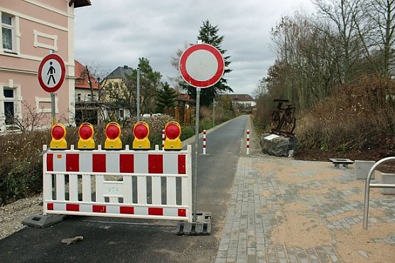 Benutzung noch auf eigene Gefahr! (Foto: Karl-Heinz Herrmann)