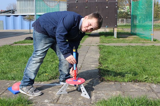 Raketenstart in Bad Frankenhausen (Foto: Karl-Heinz Herrmann)