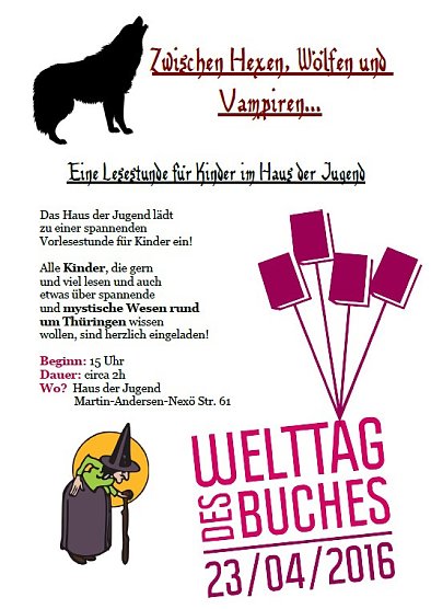 Lesestunde im Haus der Jugend (Foto: Stadtjugendring Sondershausen)