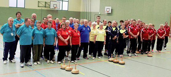 Dritte Runde zur Thüringenmeisterschaft im Bosseln (Foto: BRSG Kyffhäuser) Dritte Runde zur Thüringenmeisterschaft im Bosseln (Foto: BRSG Kyffhäuser)