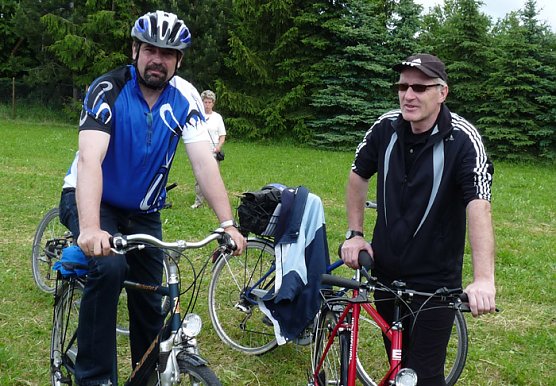 Wucherpfennig und Kreyer vor dem Start (Foto: Karl-Heinz Herrmann)