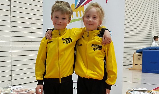 Beim Turnen erfolgreich (Foto: Sv Glückauf Sondershausen) Beim Turnen erfolgreich (Foto: Sv Glückauf Sondershausen)