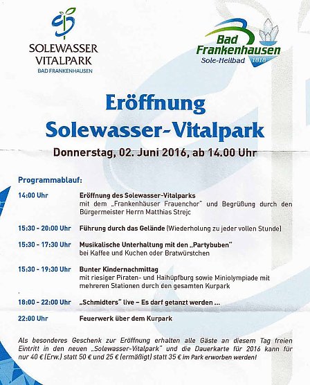 Neuer H&ouml;hepunkt f&uuml;r Sole-Heilbad Bad Frankenhausen (Foto: Karl-Heinz Herrmann)