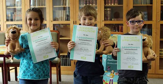 Lesel&ouml;wen der Grundschulen (Foto: Karl-Heinz Herrmann)