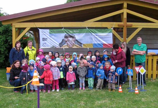 Verkehrssicherheitstag der ev. Kita Heldrungen (Foto: Bernd M&uuml;ller)
