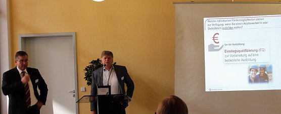 Mit Unternehmern gefrühstückt (Foto: Karl-Heinz Herrmann) Mit Unternehmern gefrühstückt (Foto: Karl-Heinz Herrmann)