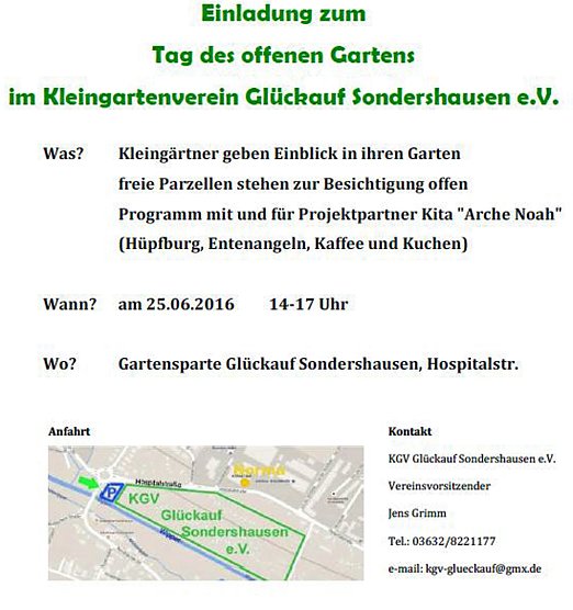 Tag der offenen T&uuml;r in Kleingartenverein (Foto: Thomas Leipold)